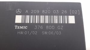 Mercedes Benz CLK-Class 209 (2002–2009) Relais A2098200326 - 2