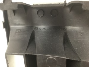 Volkswagen Polo IV (2001–2009) Front bumper lower grille 6Q0853665 - 3